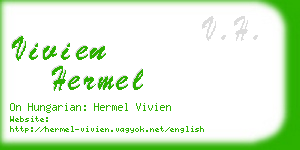 vivien hermel business card